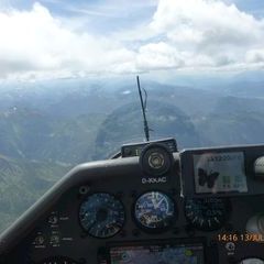 Flugwegposition um 12:16:18: Aufgenommen in der Nähe von Oppenberg, 8786, Österreich in 2334 Meter